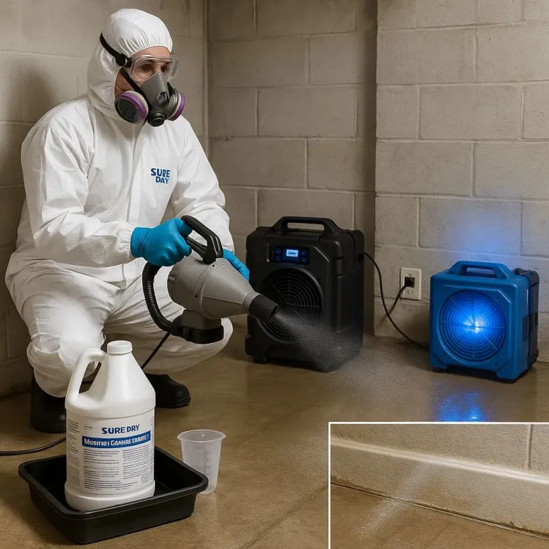 Sanitization and Odor Removal process in Pana, IL