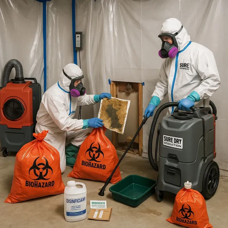 Contaminated Water Handling Protocols process in Pana, IL